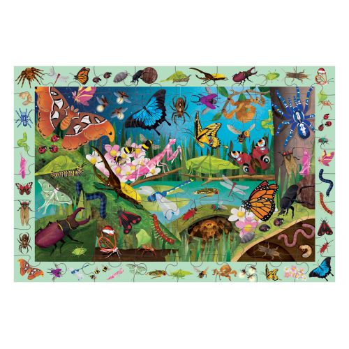Mudpuppy 64 Pc Search Find Puzzle - Bugs Butterflies