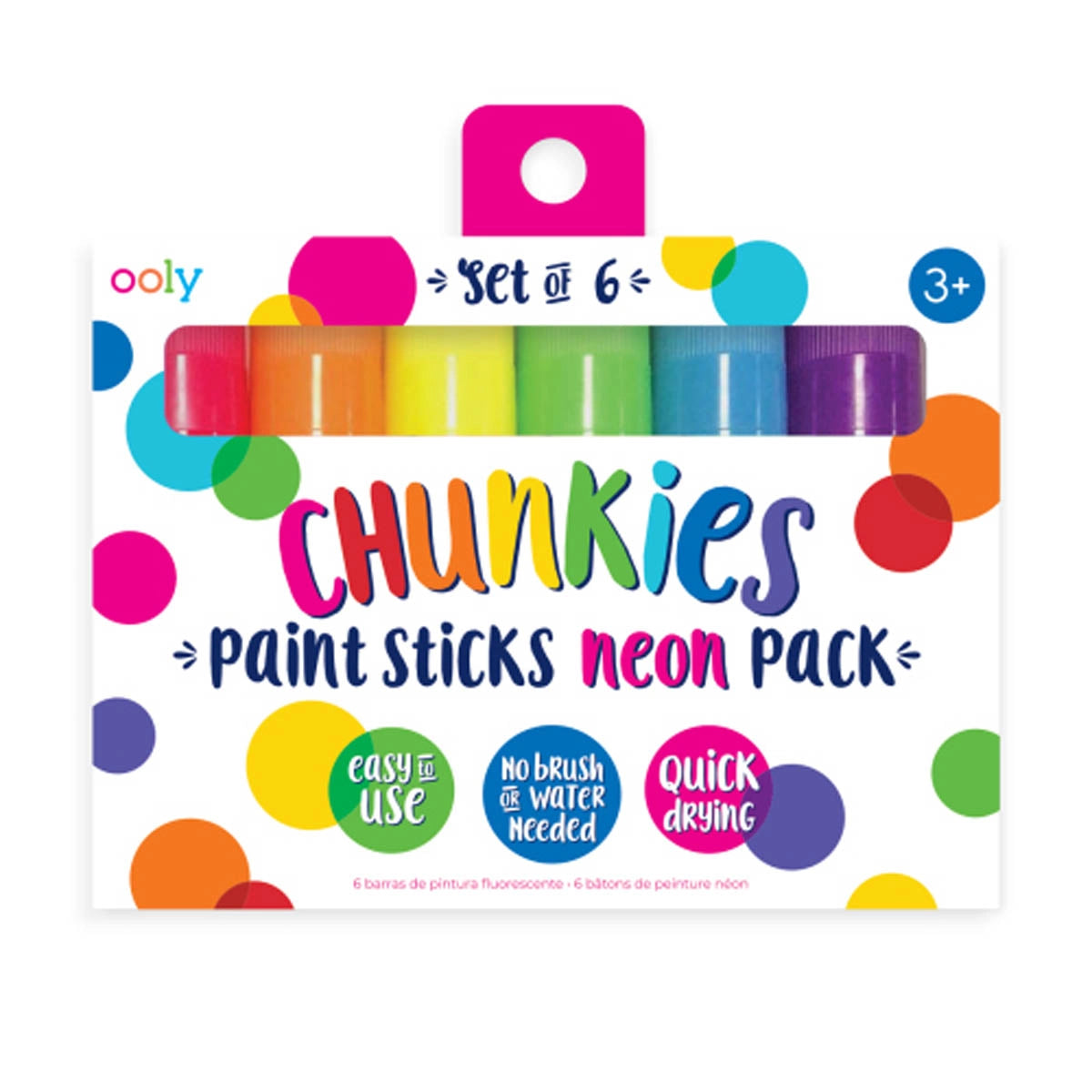Ooly Chunkie Paint Stick - 6 Neon