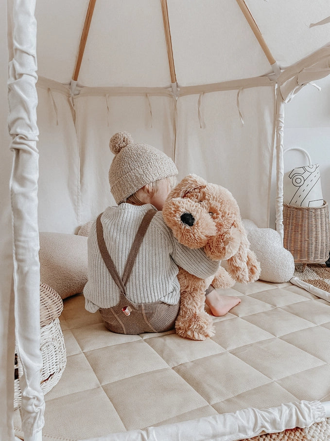 Charlie the Weighted Puppy Dog Toy