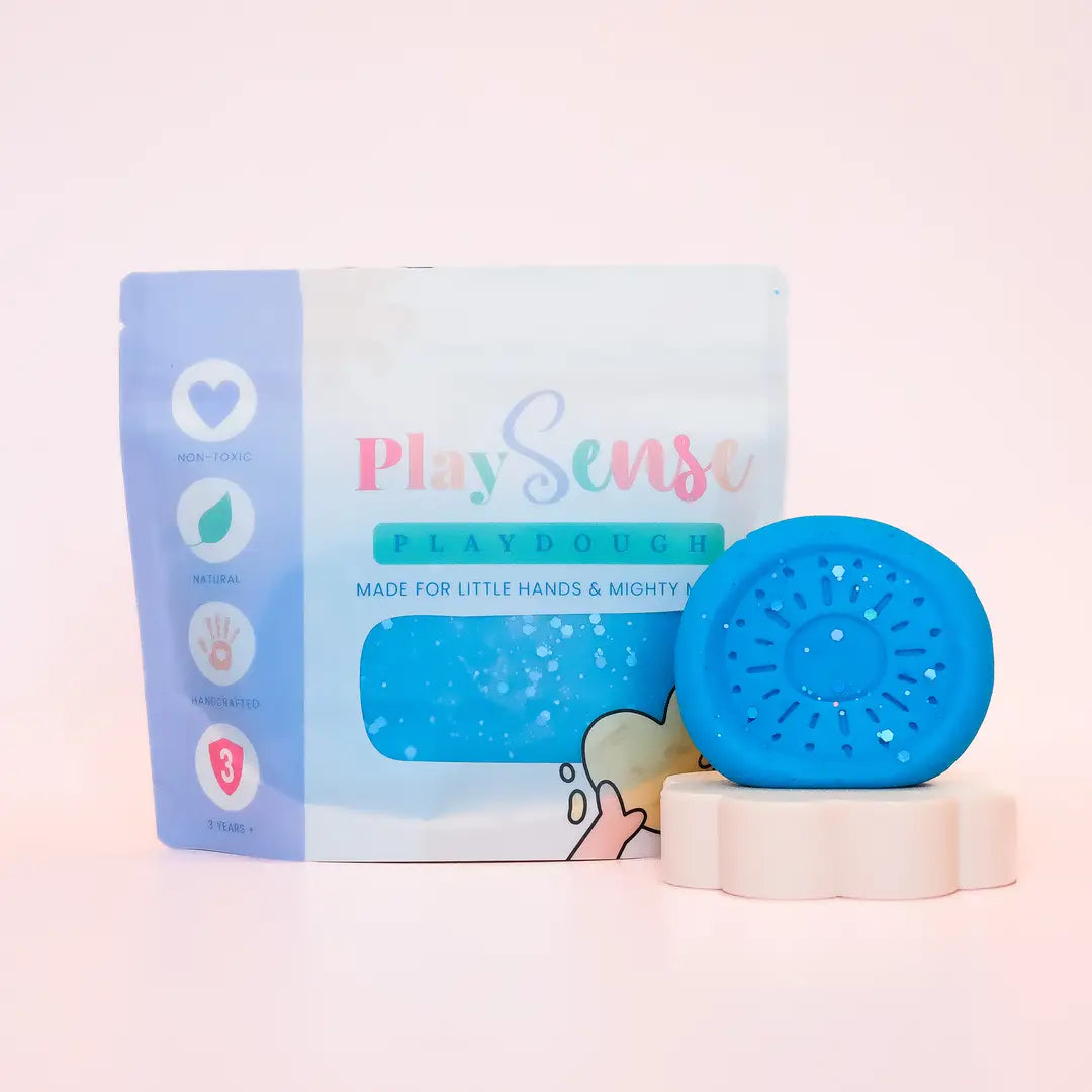Play Sense Dough - Glitter Blue - Blue Slushie Scented