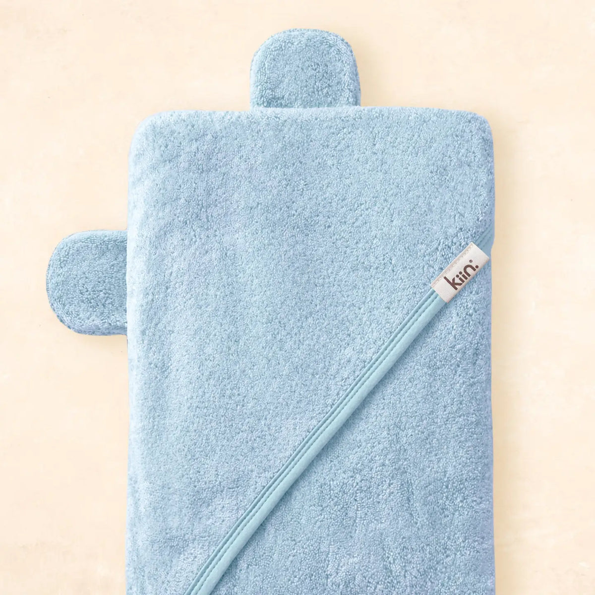 Hooded Towel - Sky by Kiin Baby