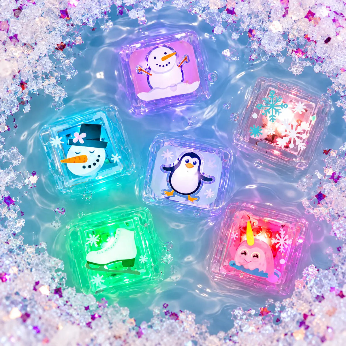 Winter Light-Up Cubes, 6-Pack by Jellystone Designs