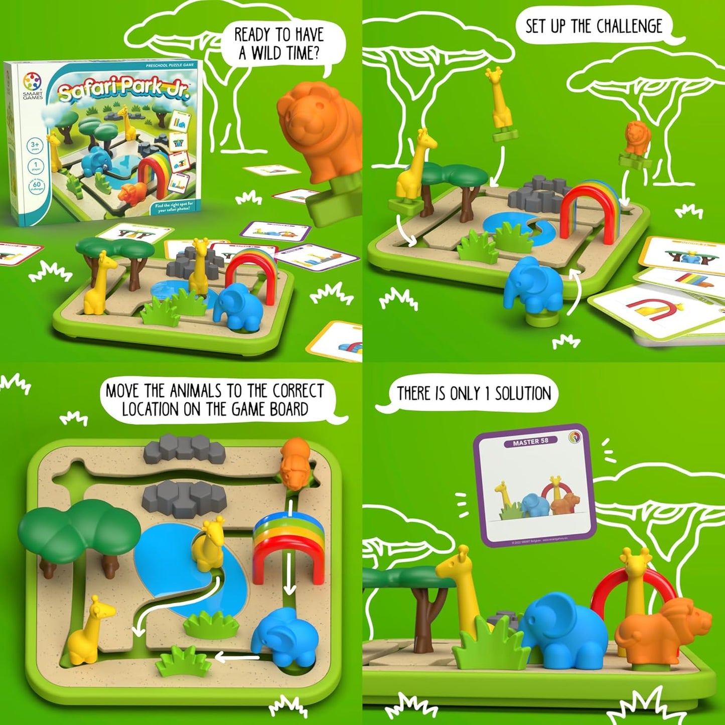 Smart Games - Safari Park Jr. Puzzle Game