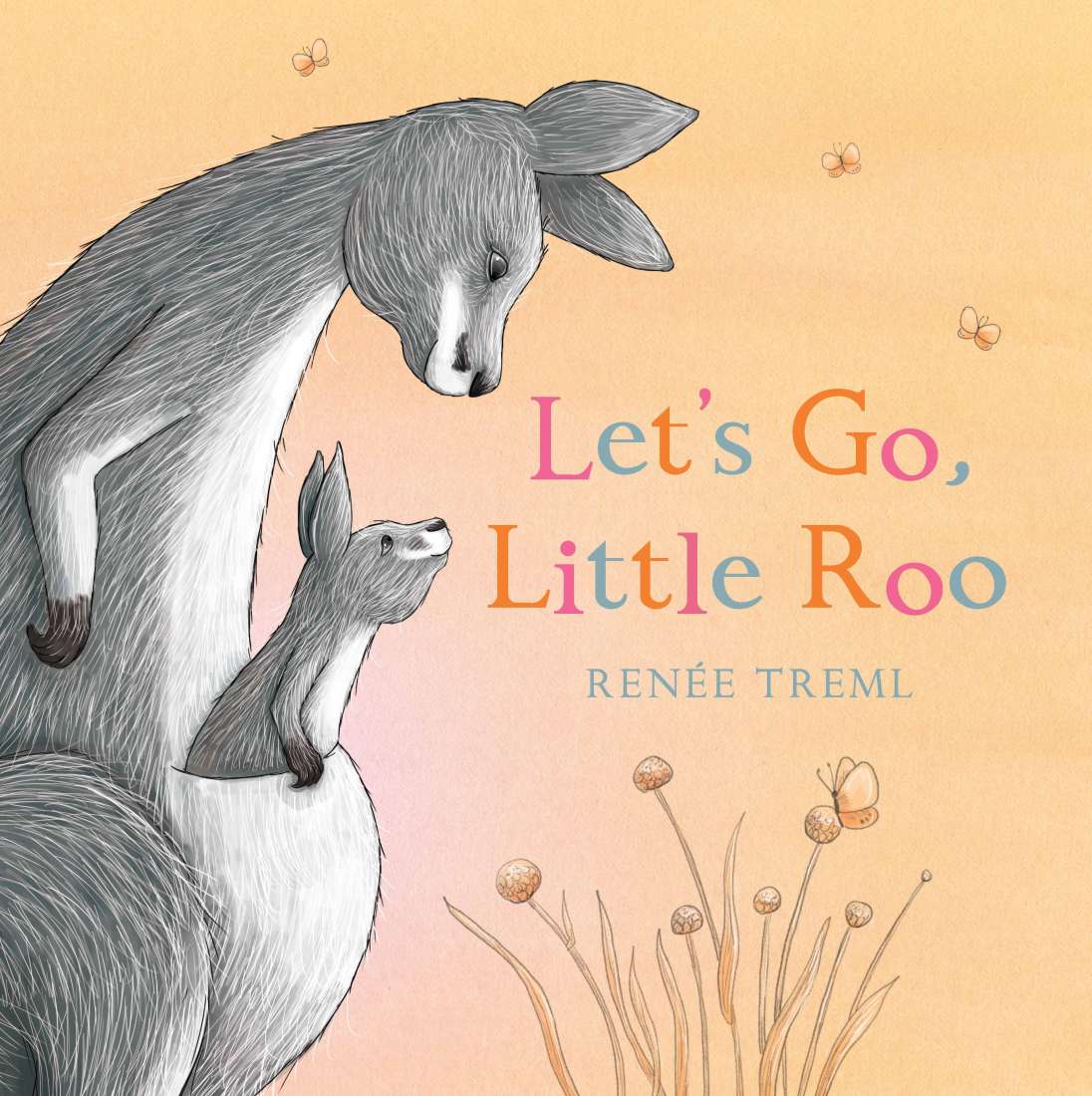 Let's Go Little Roo Hard Cover Book