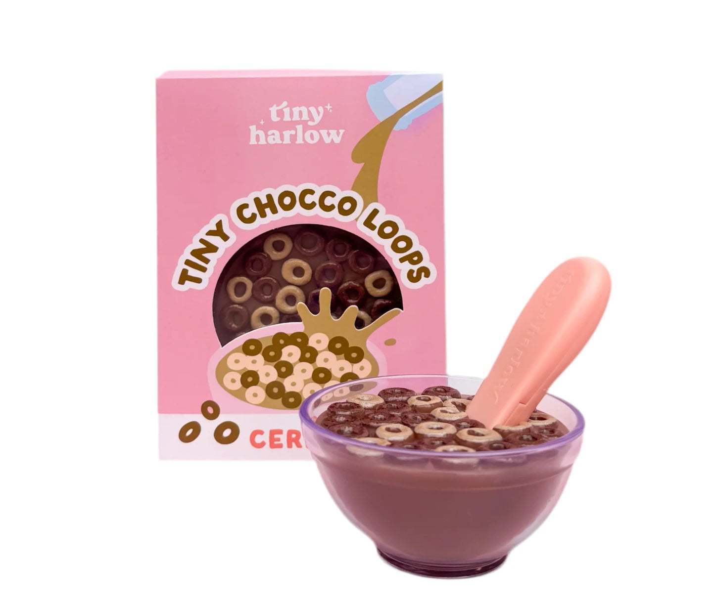 Tiny Tummies Tiny Chocco Loops Cereal Bowl by Tiny Harlow