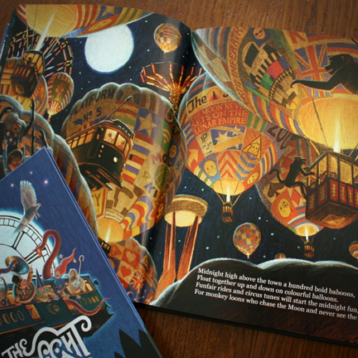 The Midnight Tram Hard Cover Book by Mitchell Toy