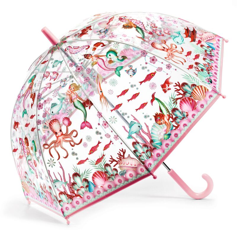 Mermaid PVC Child Umbrella by Djeco