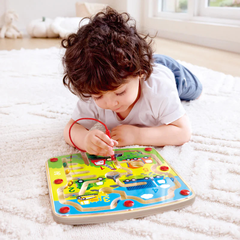 Construction & Number Maze by Hape