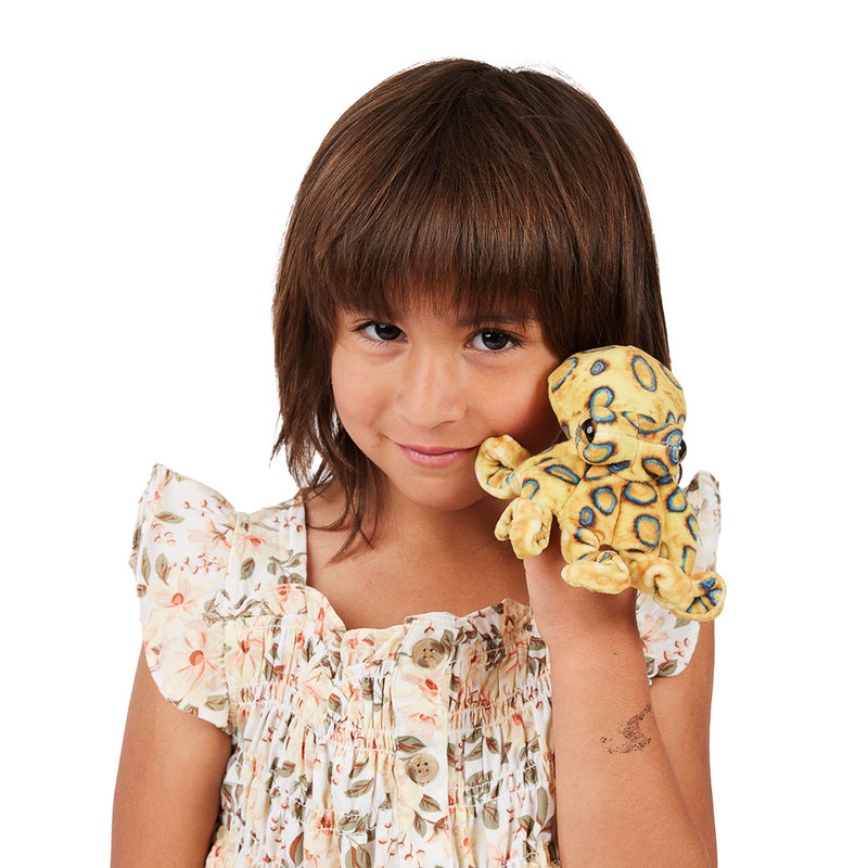 Folkmanis Blue Ringed Octopus Finger Puppet