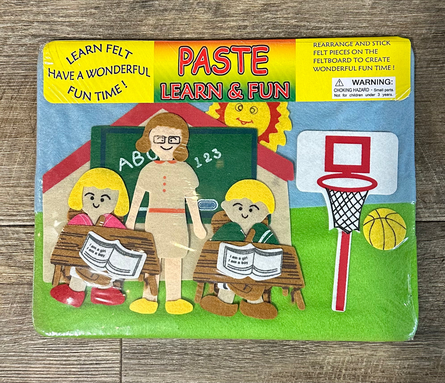 Small Felt Story Board - School