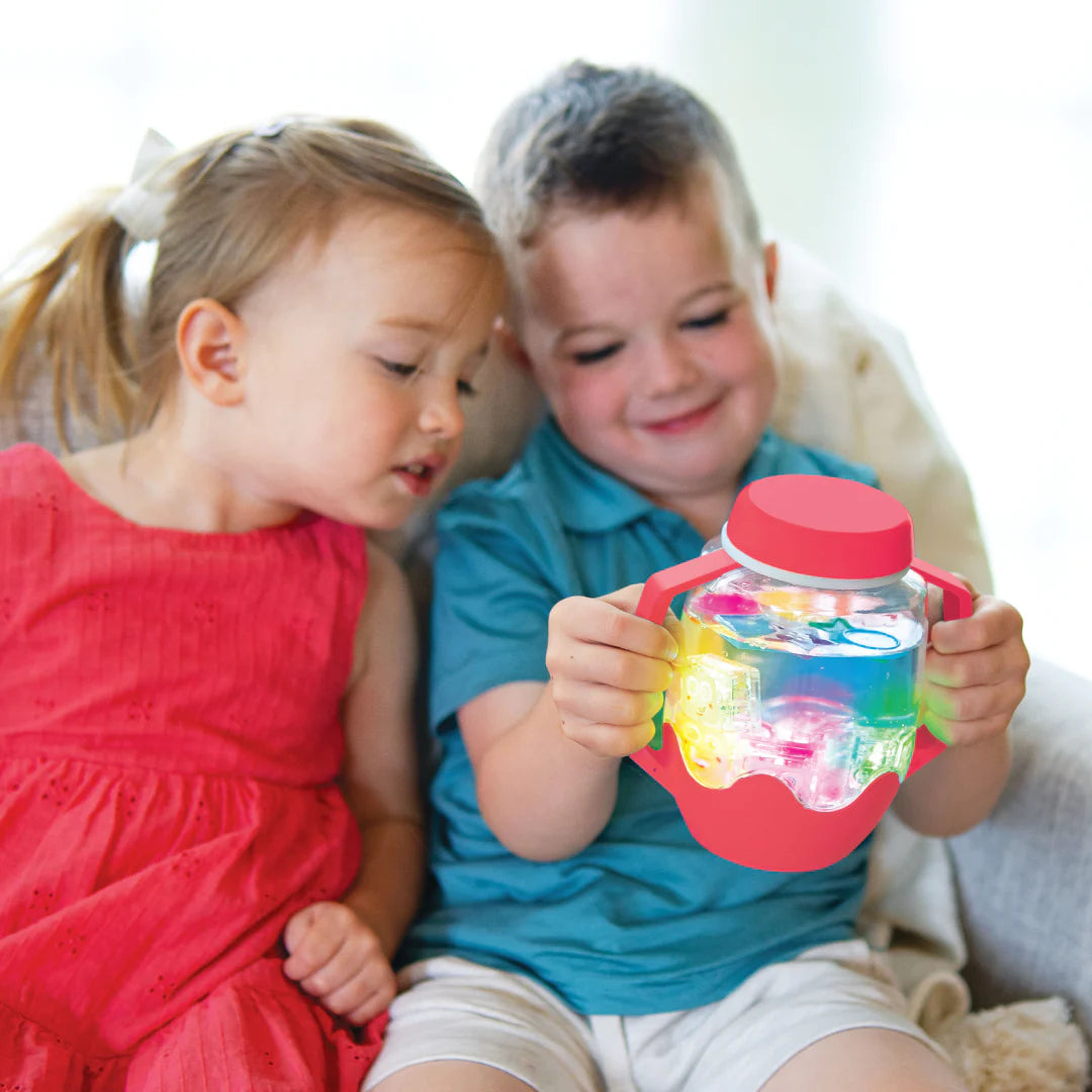 Maxi Glo Pals Sensory Play Jar - Blue