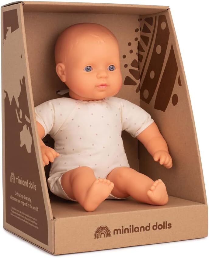 Miniland - Soft Body Doll - Caucasian 32cm