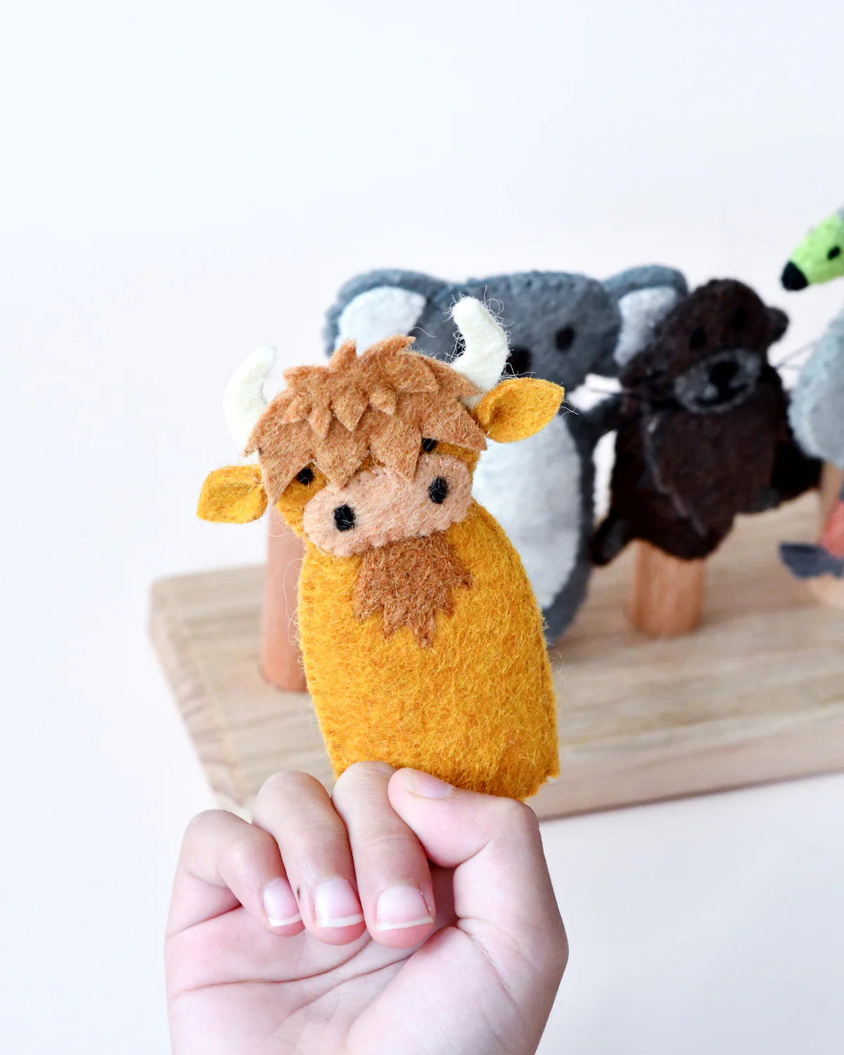 Australian Phillip Island Felt Finger Puppet Set