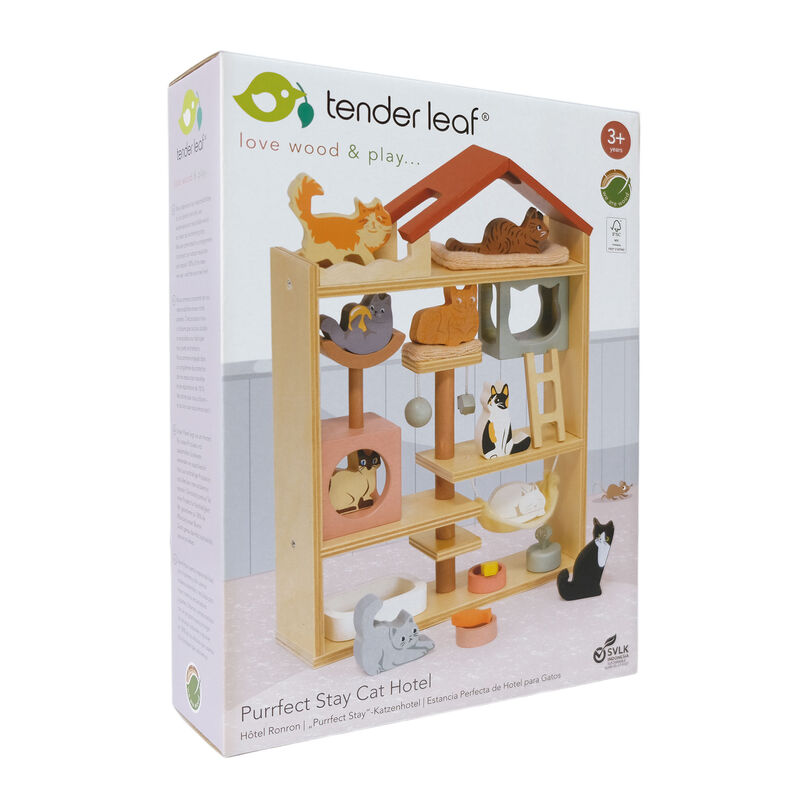 Purrfect Stay Cat Hotel by Tenderleaf Toys