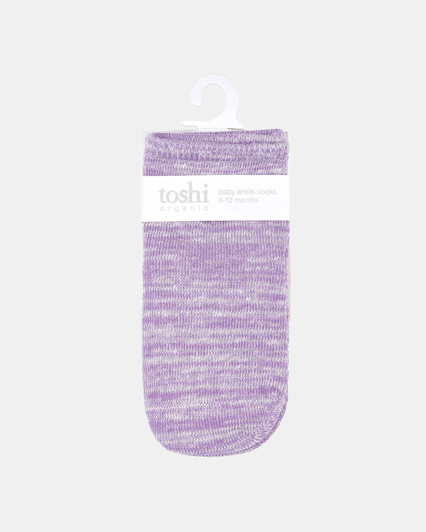 Toshi Organic Socks Ankle Marle - Lavender