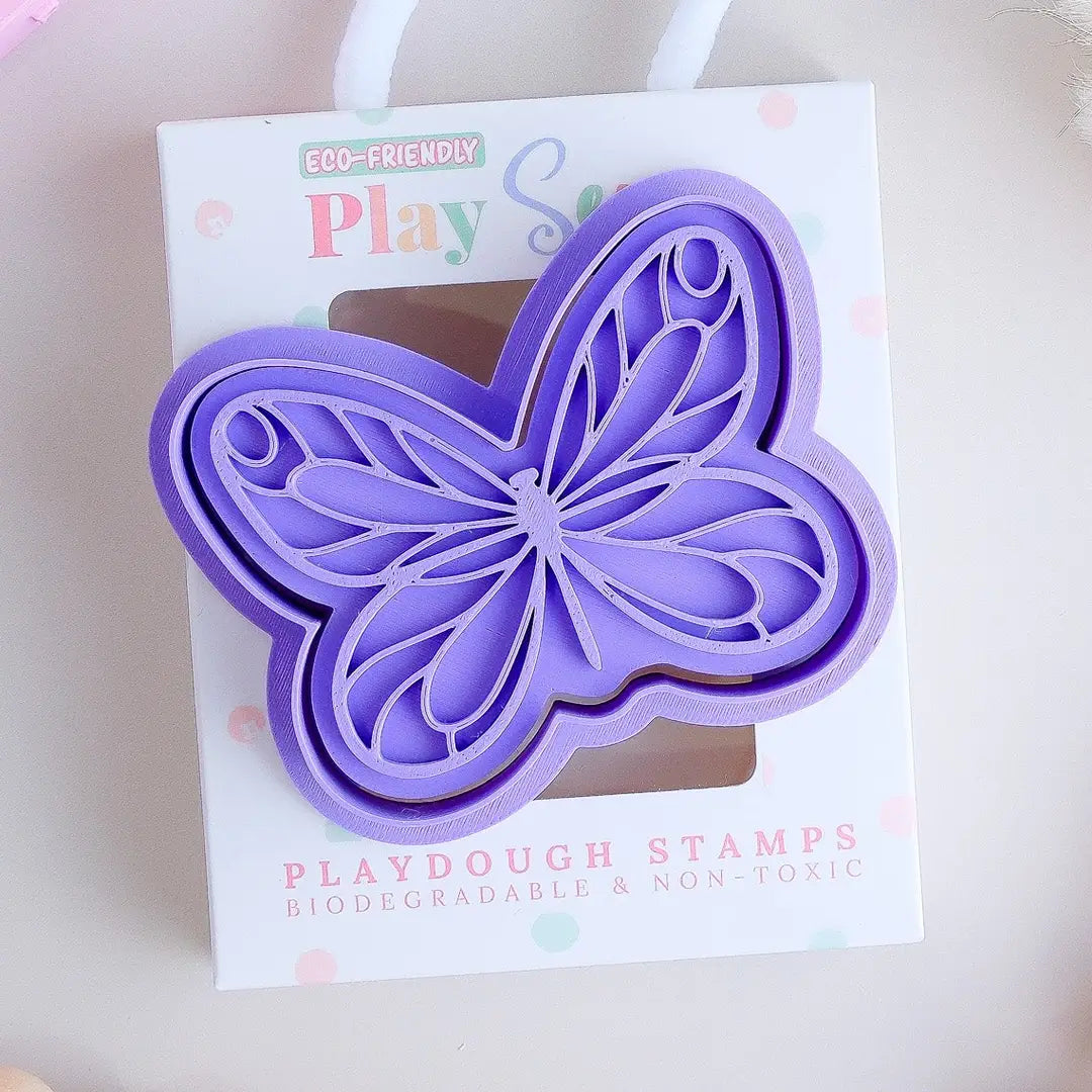 Eco Playdough Stamp - Butterfly 2