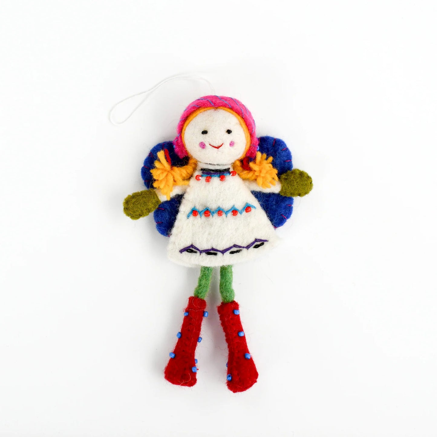 Felt Fairy - White Dress by Tara's Treasures