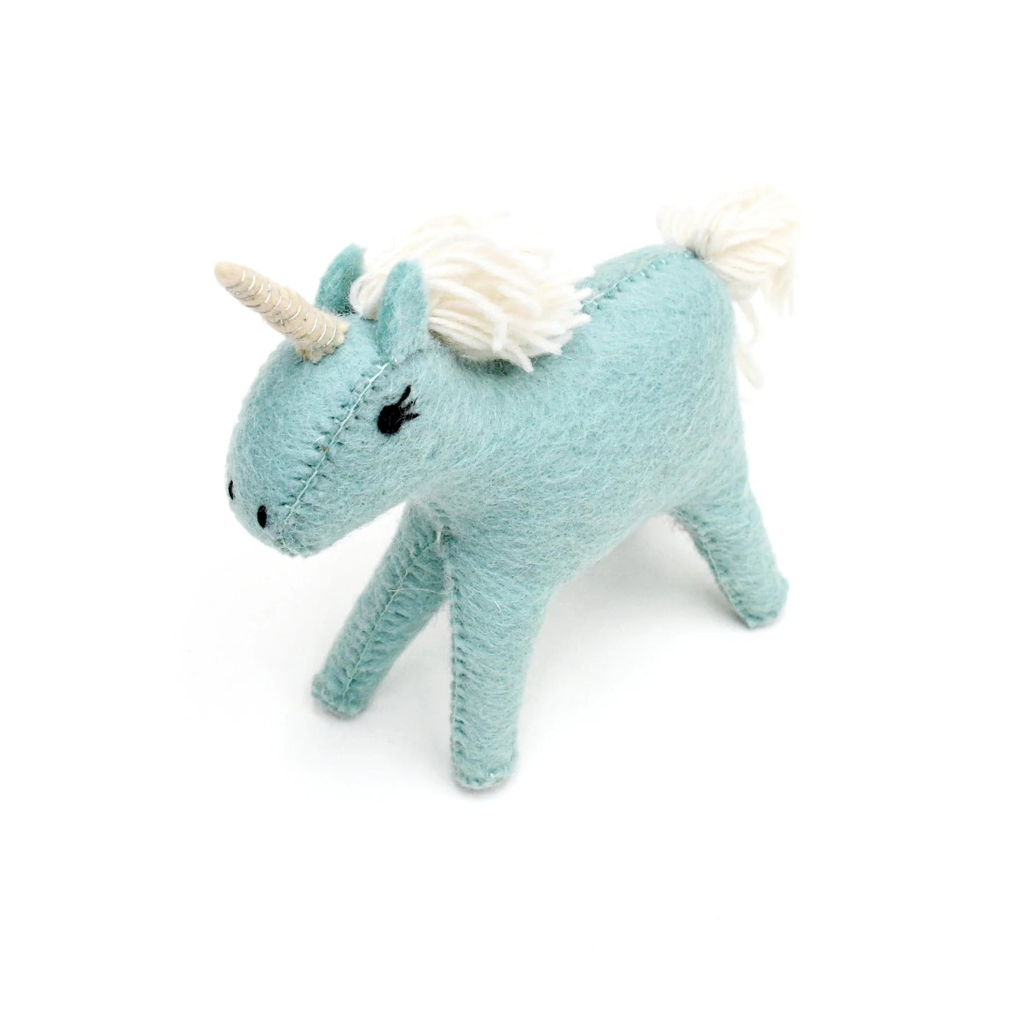 Felt Blue Unicorn by Tara's Treasures