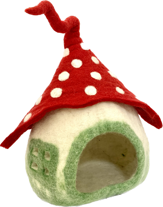 Felt Fairy Mushroom Cave Set by Papoose Toys