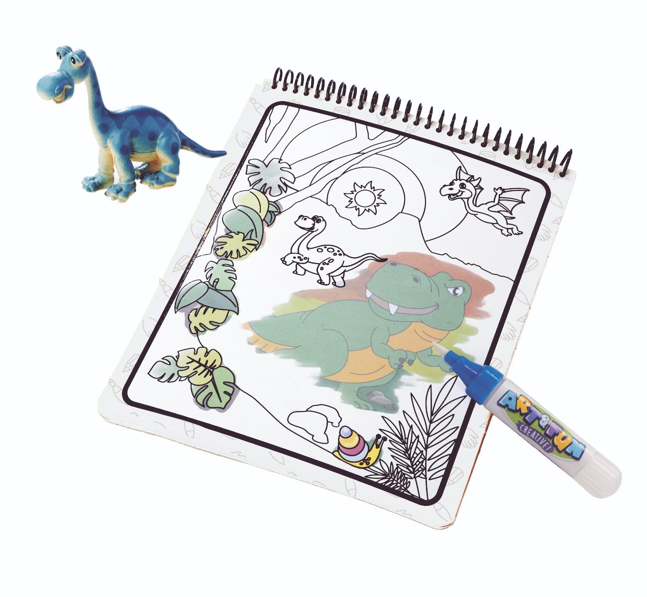 Water Pen Book Dino