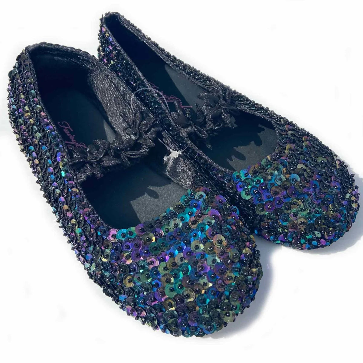 Sequin Fairy Shoe - Black