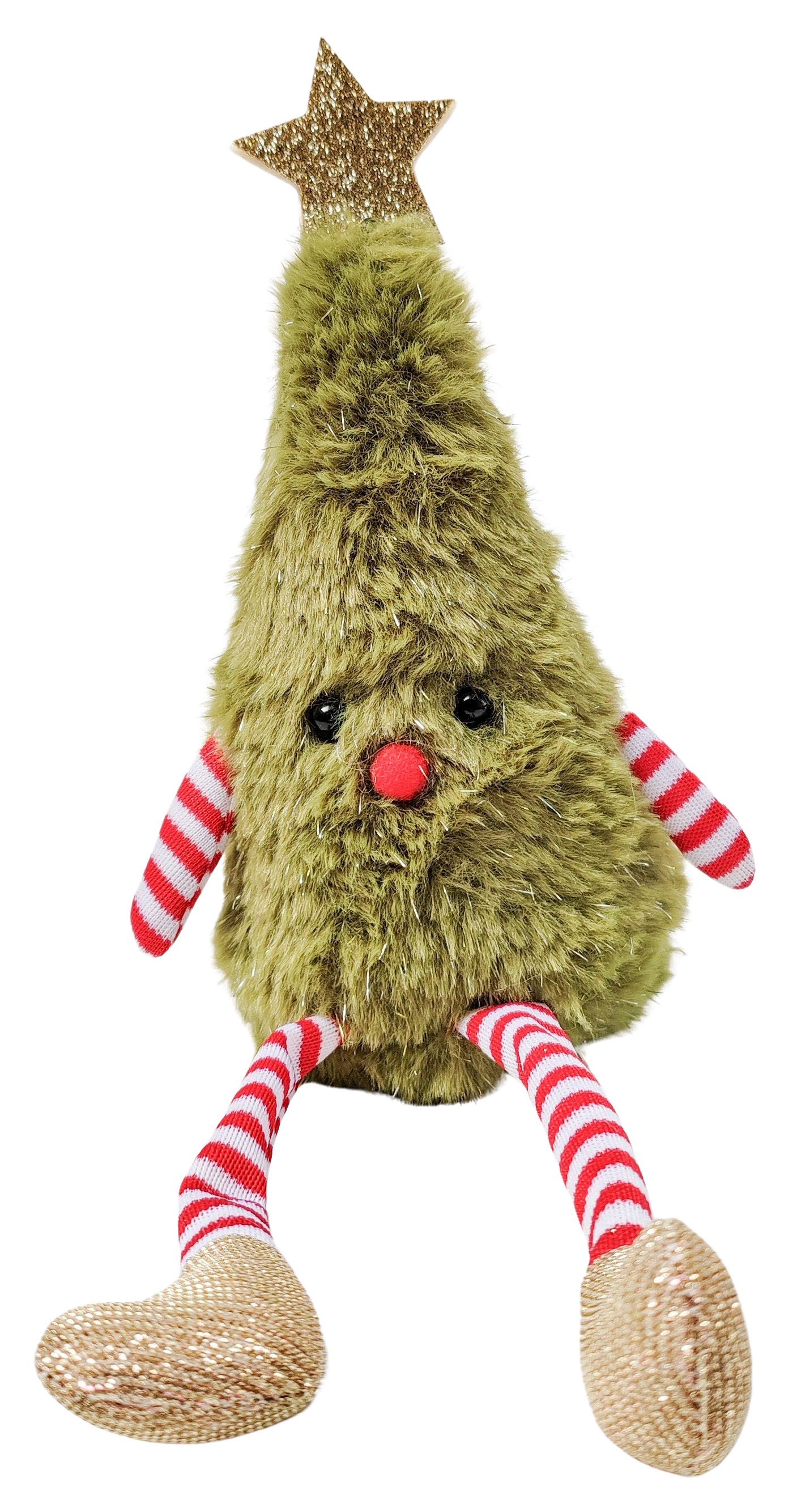 Fluffy Christmas Tree Sitting Decoration
