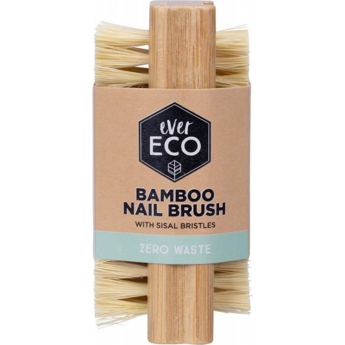 Ever Eco Bamboo Nail Brush Sisal Bristles