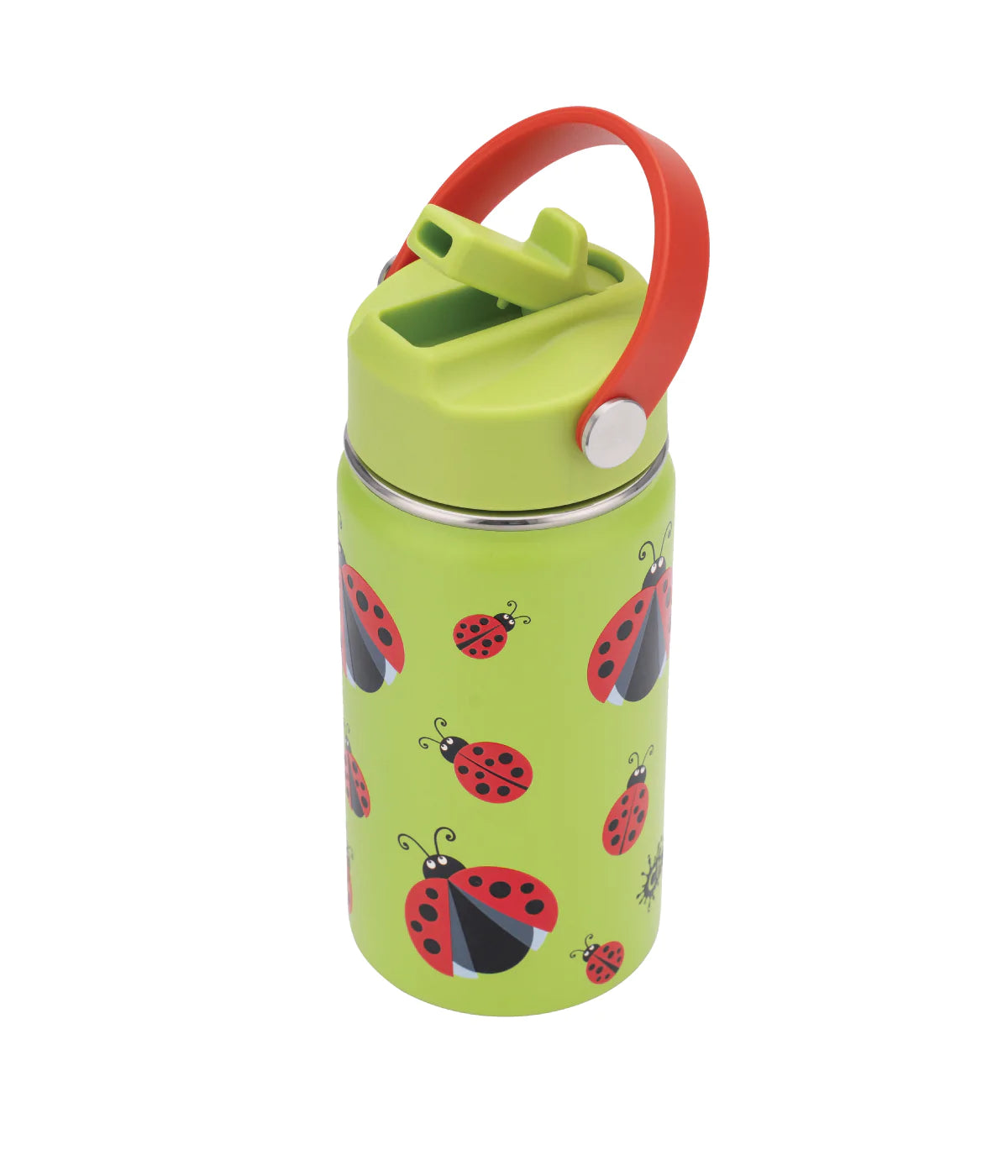Kids 400ml Insulated Bottle by Cheeki - Ladybug