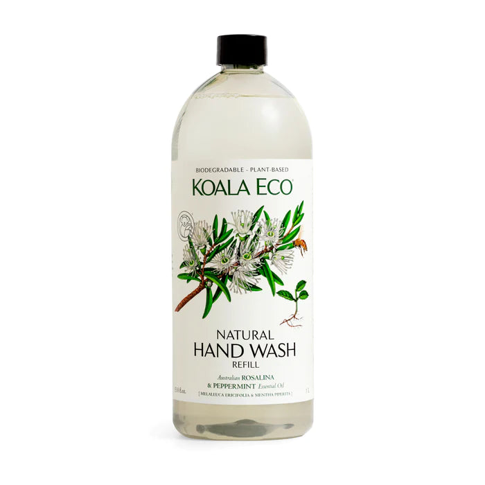 Koala Eco Natural Hand Wash - Refill Rosalina & Peppermint One Litre
