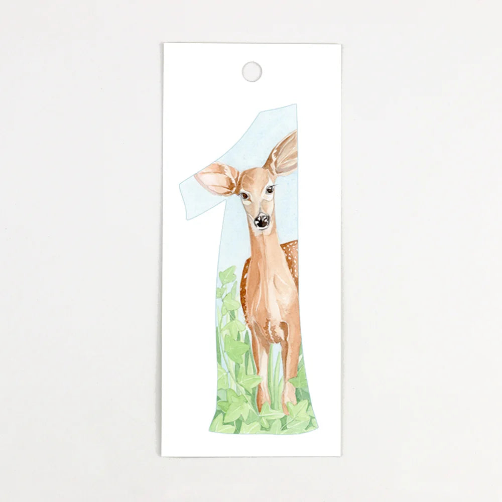 Birthday Card - Number One Deer