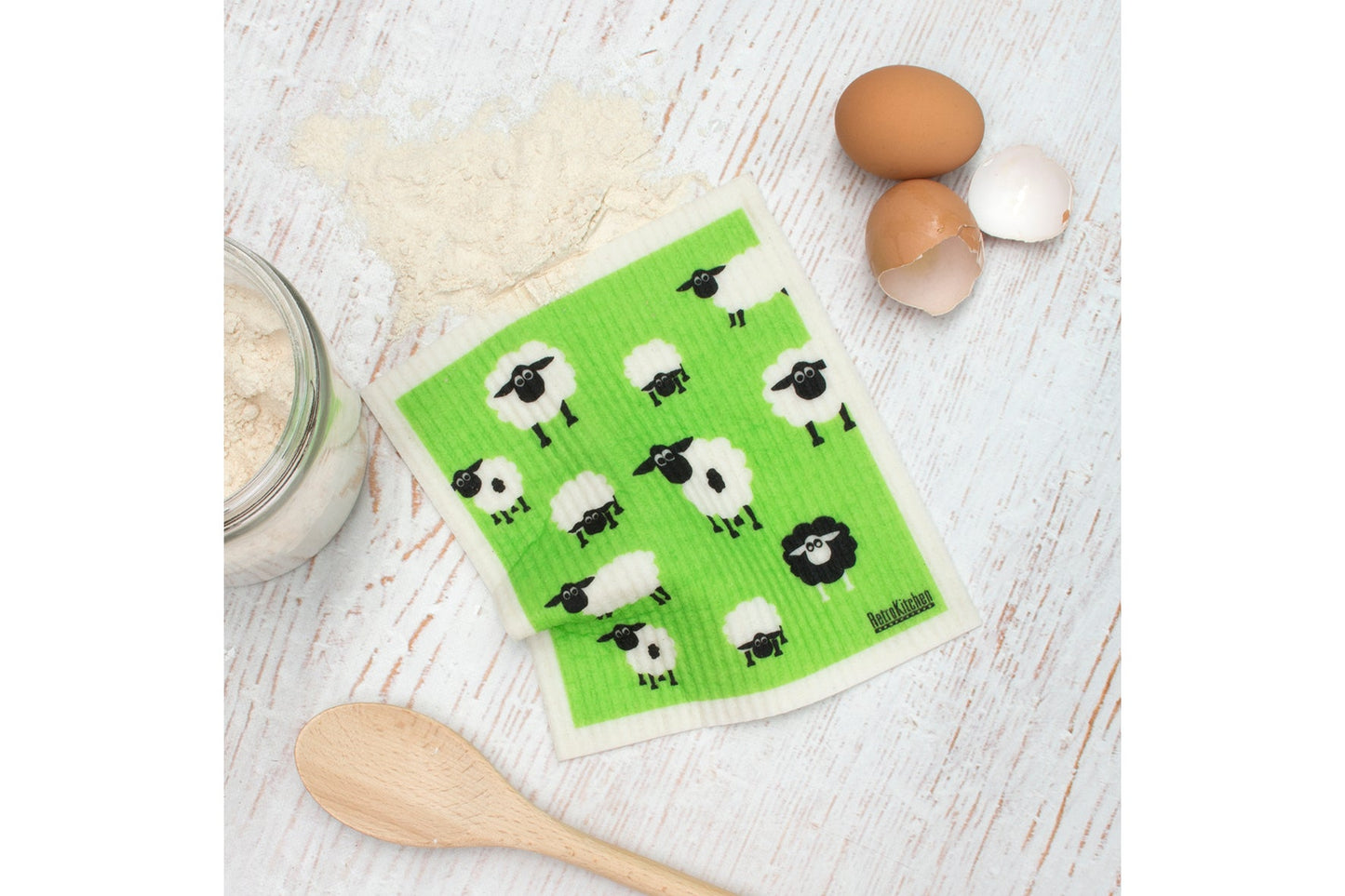 Retrokitchen 100% Biodegradable Dishcloth Sheep