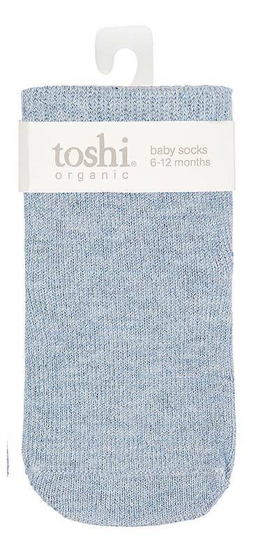 Toshi Organic Baby Socks Dreamtime Tide