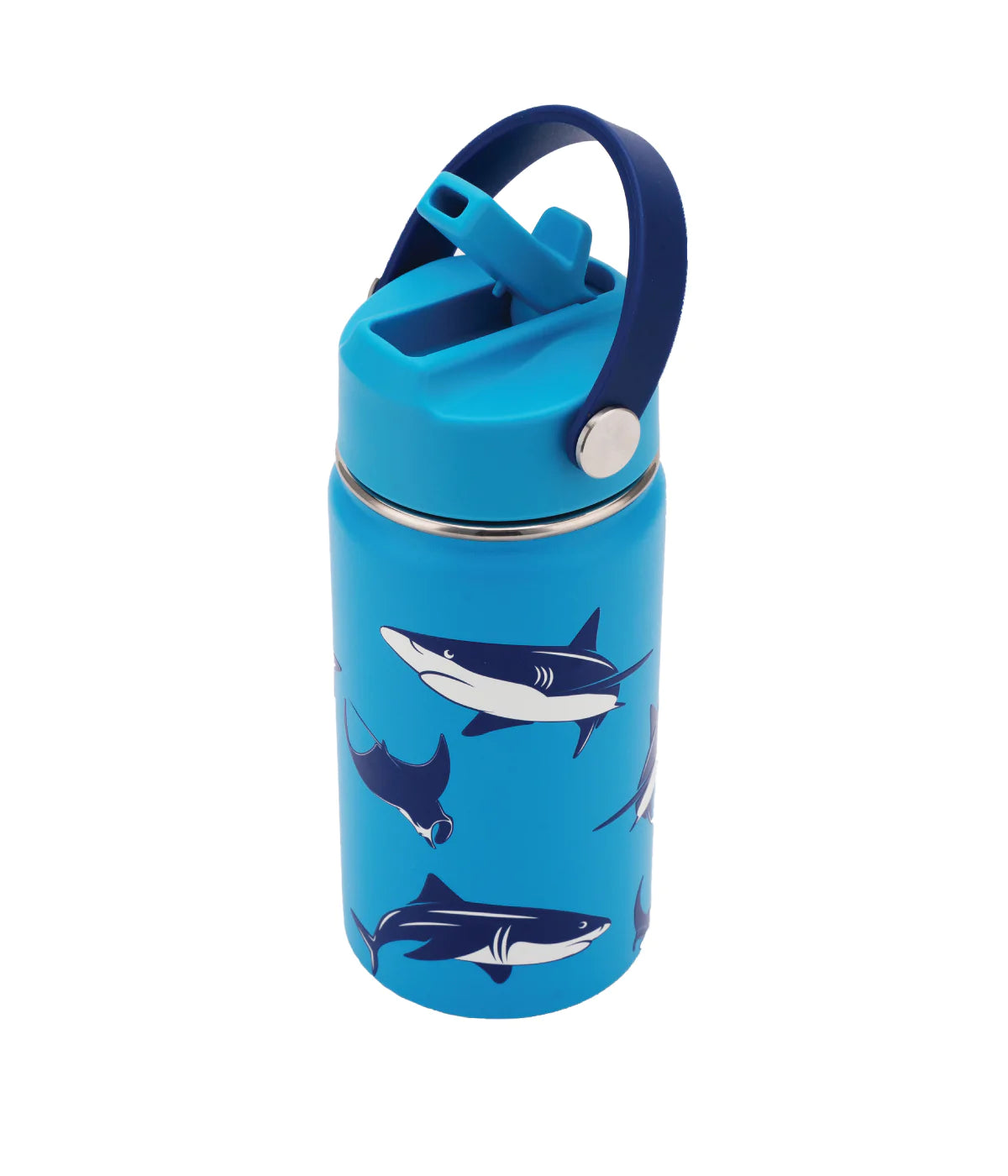 Kids 400ml Insulated Bottle by Cheeki - Sharks