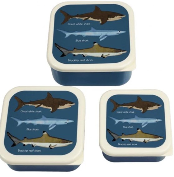 Rex - Sharks Snack Boxes Set Of Three