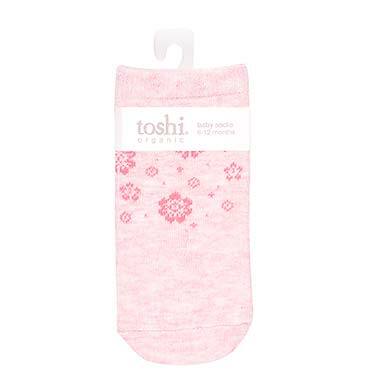 Toshi Organic Baby Socks Jacquard Fleur
