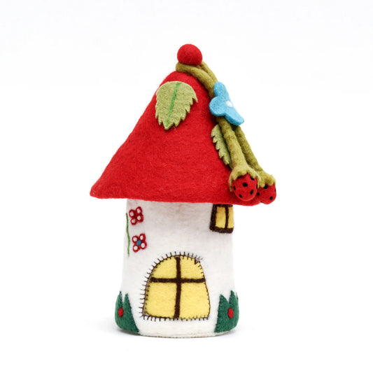 Fairies and Gnomes House - Red Roof
