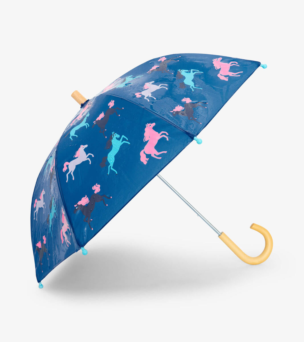 Hatley Umbrella - Prancing Horses Colour Changing