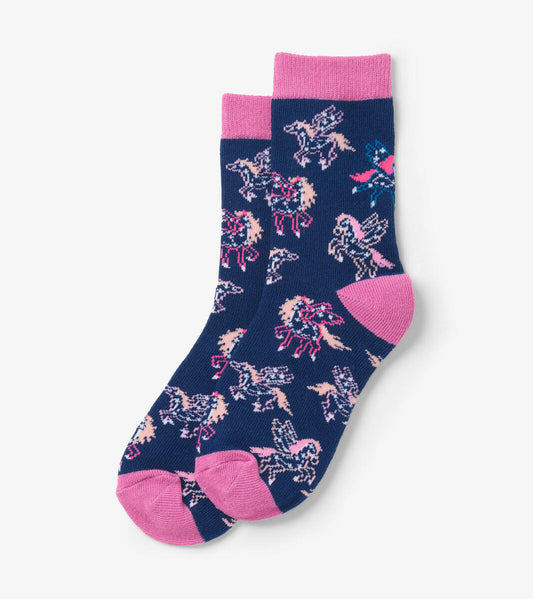 Hatley Pegasus Constellations Kids Crew Socks