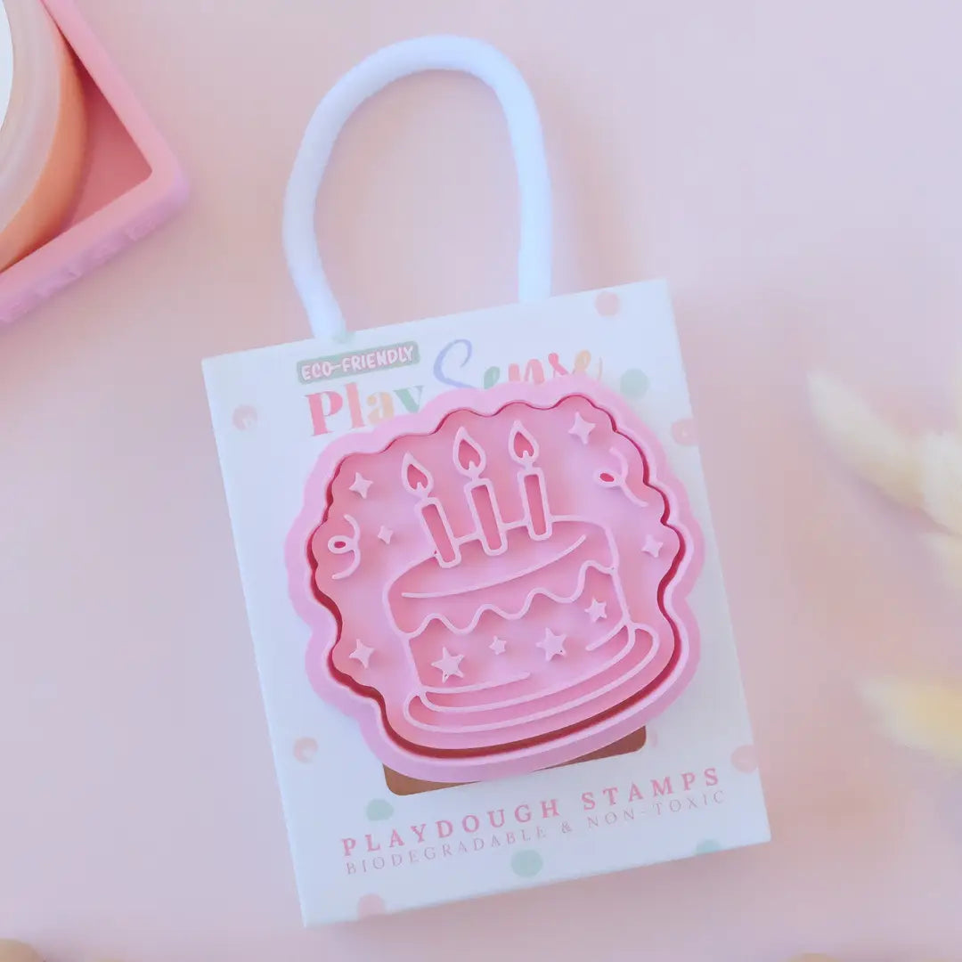 Eco Playdough Stamp - Celebration Cake