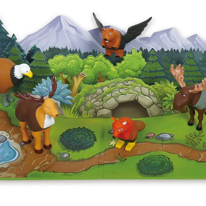 Mini Magnetic - Mix or Match Woodland Animals
