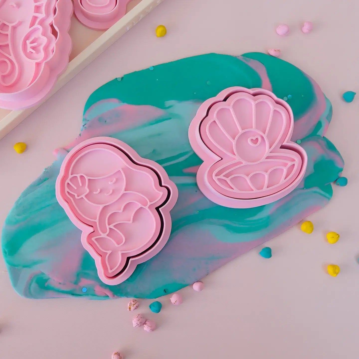 Eco Playdough Stamp - Mermaid