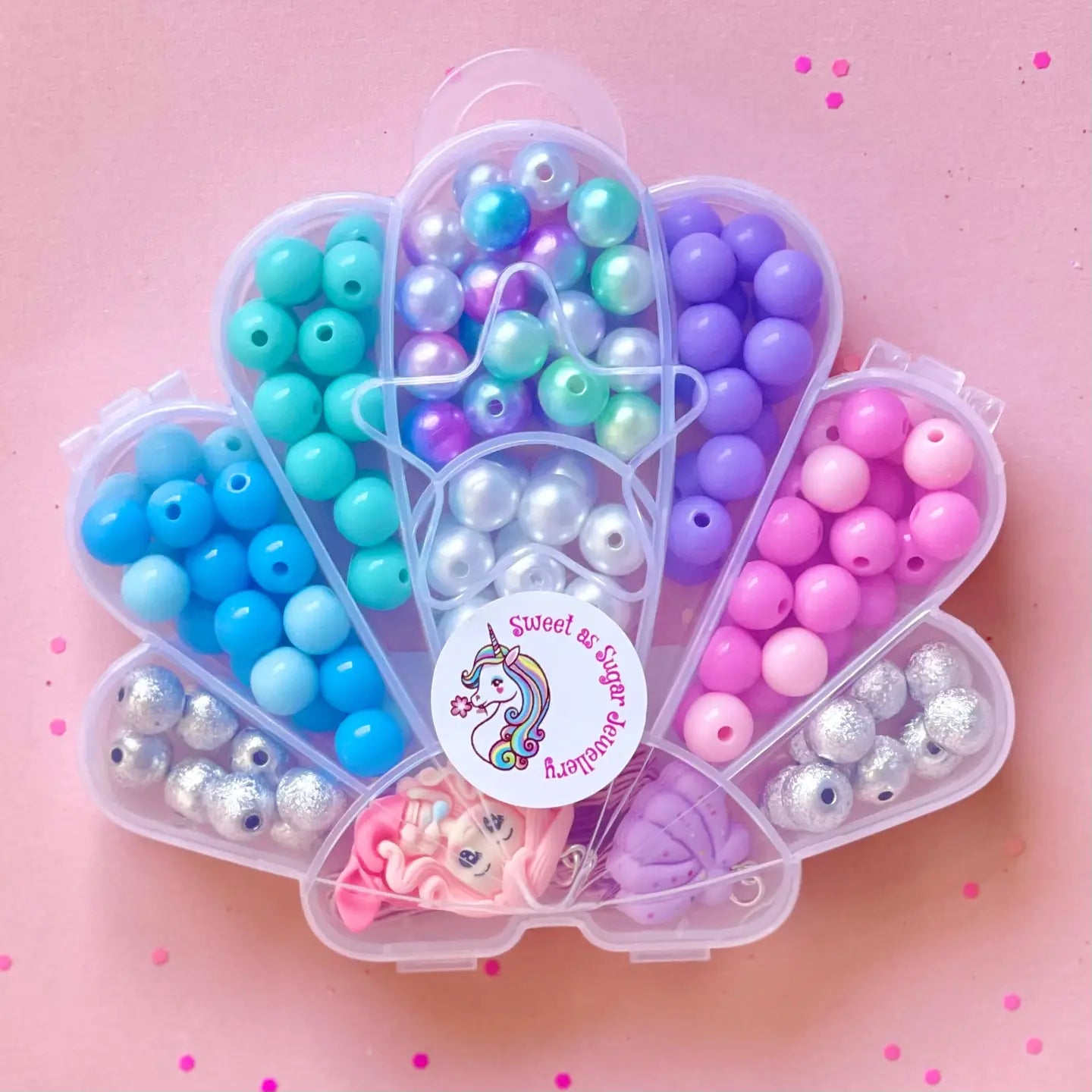 Jewellery Making Kit Seashell Shape by Sweet As Sugar jewellery