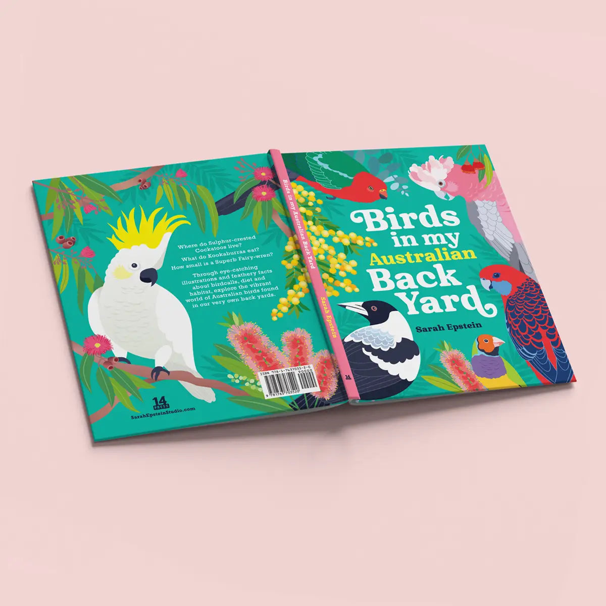 Birds in My Australian Back Yard Hardcover Book