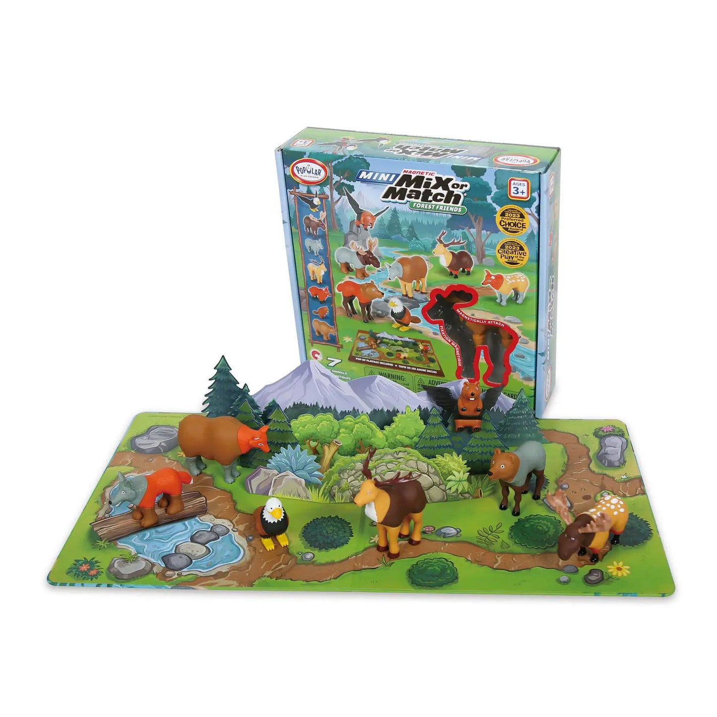 Mini Magnetic - Mix or Match Woodland Animals