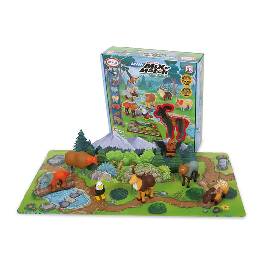 Mini Magnetic - Mix or Match Woodland Animals