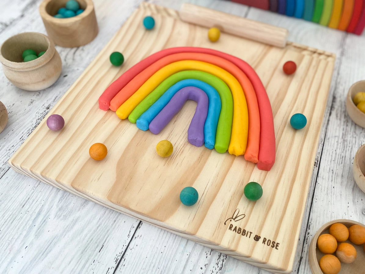 Sunset Orange Playdough by Wild Dough Co.