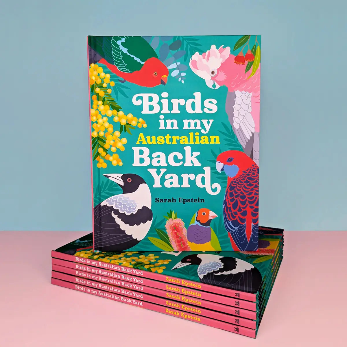 Birds in My Australian Back Yard Hardcover Book