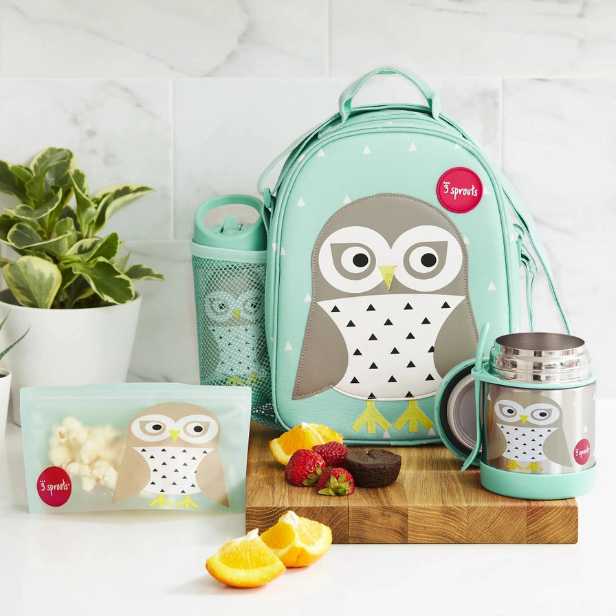 Owl Lunch Bag by 3 Sprouts