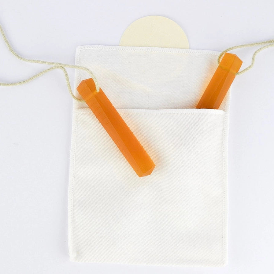 The Santo: Natural Rubber Sensory Chew Necklace Two Pack