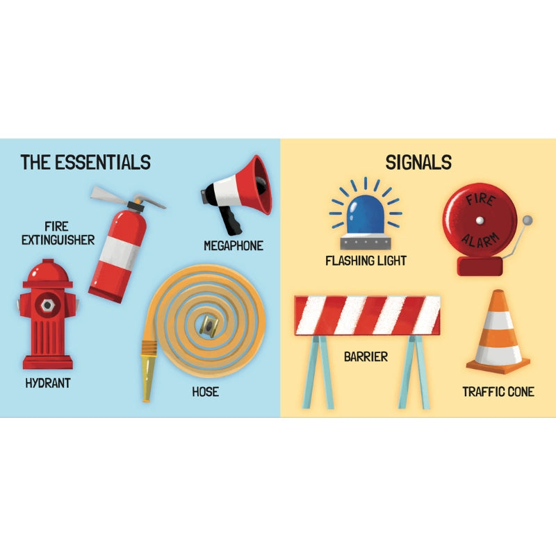 Sassi 3D Puzzle and Book Set - Learn Shapes Firefighters , 40 Pcs